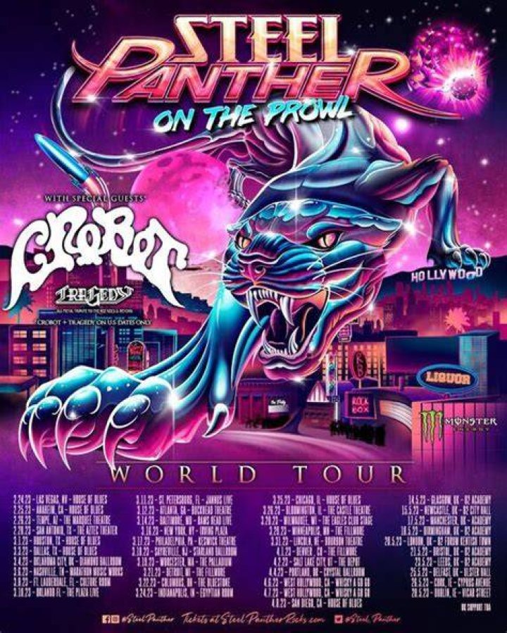 Steel Panther Tickets Steel Panther Tour Dates & Concerts