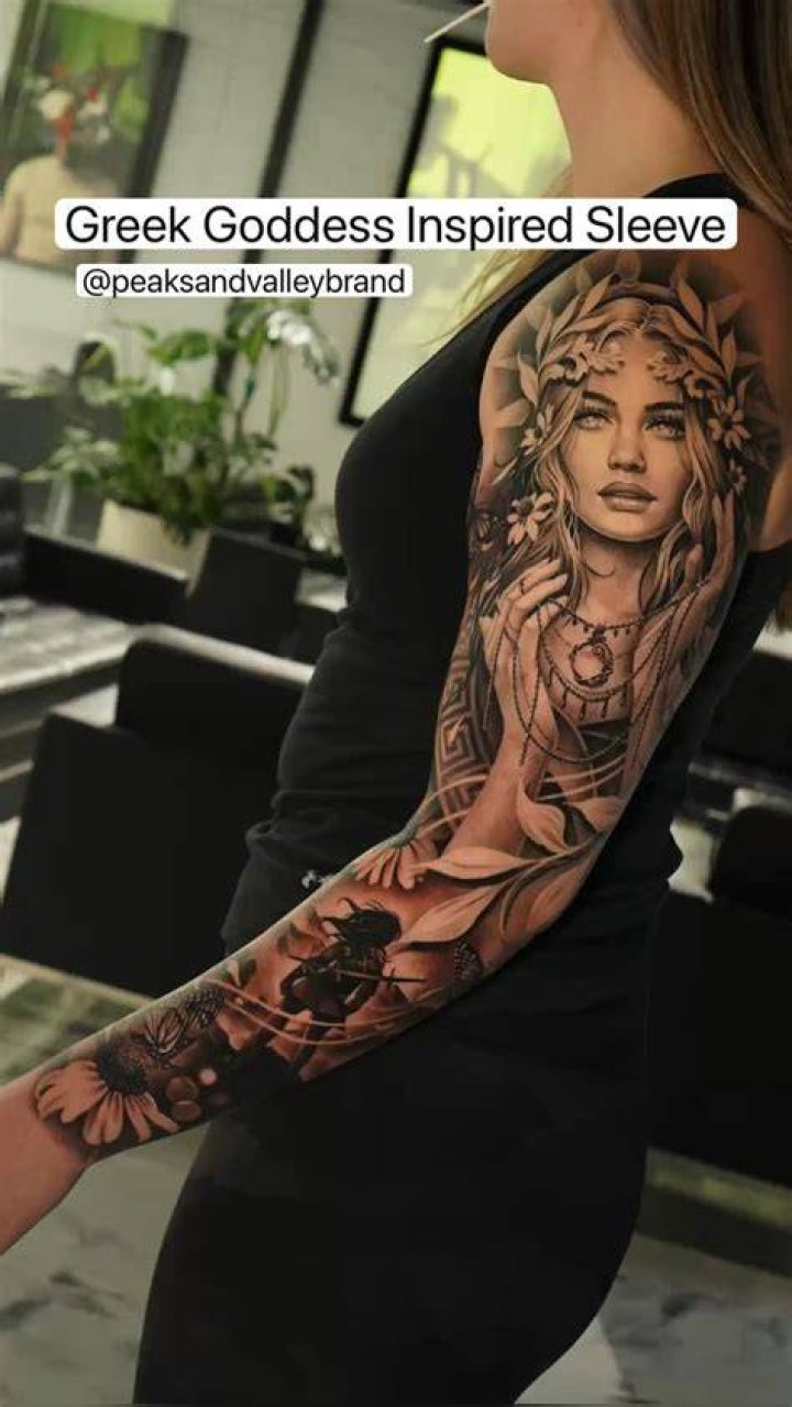 Unveiling The Enchanting World Of Greek Goddess Tattoos